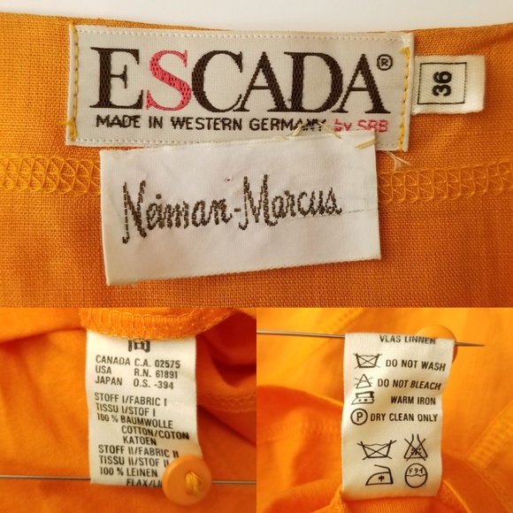 Escada Neiman Marcus Vintage 1980s longsleeve top - Picture 5 of 7